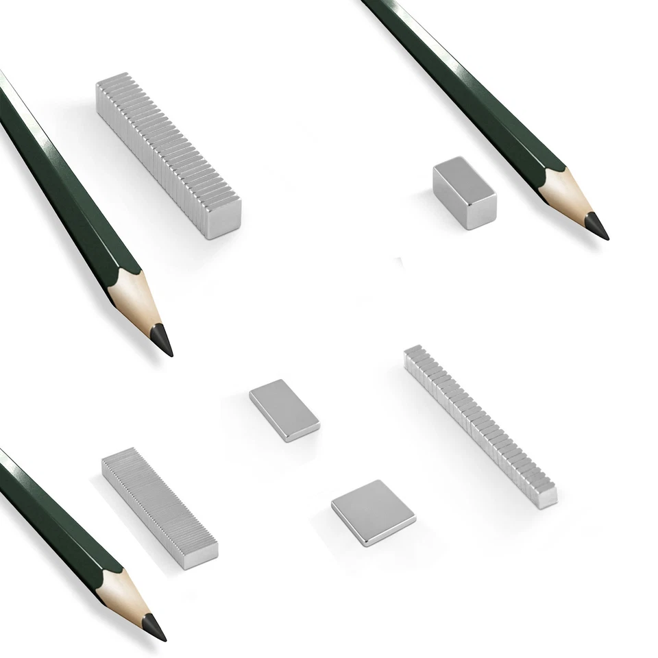 IMPLOTEX Neodym Magnet Magnete Quader klein 3-30mm 1-30KG NdFeB superstark N45 N52