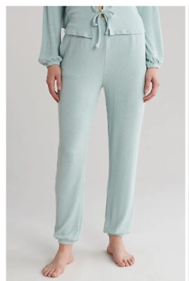HONEYDEW INTIMATES SWEET VACAY TEA LEAF GREEN ANKLE JOGGERS