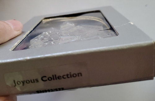 Vintage Mikasa Joyous Collection CHAPEL Crystal Ornament with Box 4" Tall - Picture 5 of 8