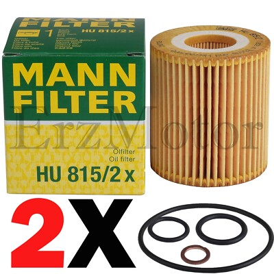 MANN-FILTER �LFILTER FILTER MIT DICHTUNG HU 815/2 x F�R BMW - 2 ST�CK