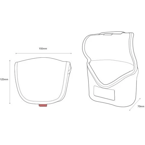 Estuche de cuerpo de neopreno para cámara Matin SLR cubierta suave bolsa acolchada (L) para Mamiya 7 ii Foto 3 de 4