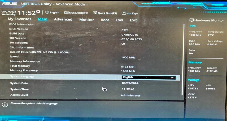 Asus Vivo UN45 Mini - Celeron N3150 - 8GB RAM - 256GB SSD - WIN10 (OFFERS OK) - Image 2 of 4