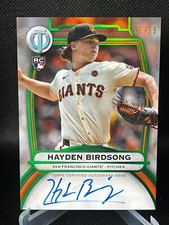 2025 Topps Tribute Certified Autograph Card Hayden Birdsong Green /99 Giants