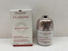 Clarins Bright Plus Advanced Brightening Dark Spot Serum 1 oz NIB Factory Sealed