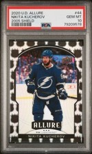 2020 Upper Deck Allure 44 Nikita Kucherov 2005 Shield PSA 10 Gem Mint