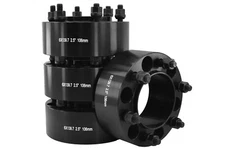 Set of Four 2.5" Black Hub Centric Wheel Adapters for 2001-2021 Toyota Tacoma