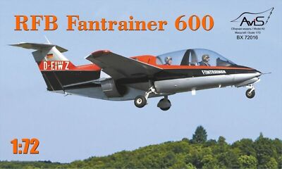 RFB Fantrainer 600 Training Aircraft plastic model kit scale 1/72 AVIS 72016