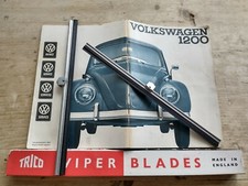 VW VOLKS 1200 BEETLE TYPE 1 2 CAMPER MICRO-BUS KARMANN TRICO FLAT WIPER BLADES