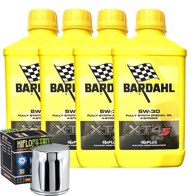Bardahl XT4S 5W30 Ölwechsel Für Harley Davidson Electra Glide Ultra 15>16