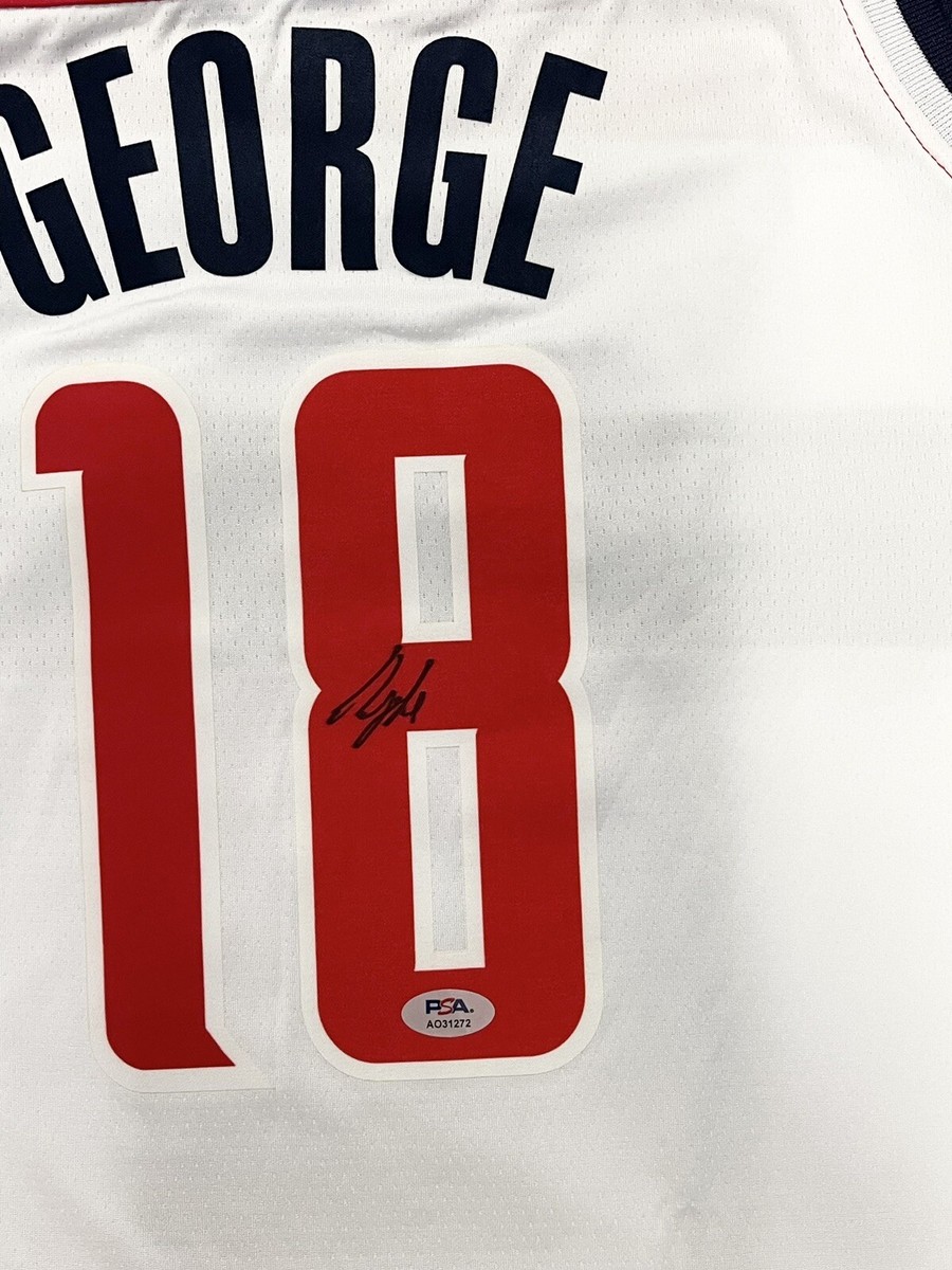 Kyshawn George Signed Autographed Washington Wizards Jersey PSA