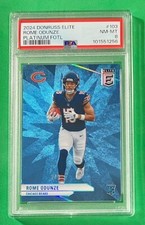 2024 DONRUSS ELITE FOTL PLATINUM INSERT #2/3 - ROME ODUNZE RC - BEARS - PSA 8