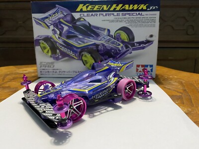 Tamiya Mini 4wd Keen Hawk Jr Clear Purple Special MA chassis 1/32