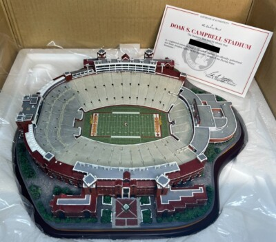 #ad DANBURY MINT FLORIDA STATE SEMINOLES DOAK S. CAMPELL STADIUM REPLICA BOX amp; COA $339.96