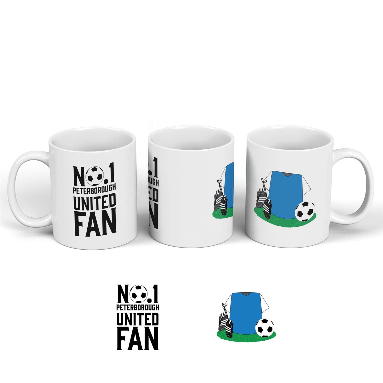 Peterborough United Football Team Number One Fan On Ceramic Classic Mug