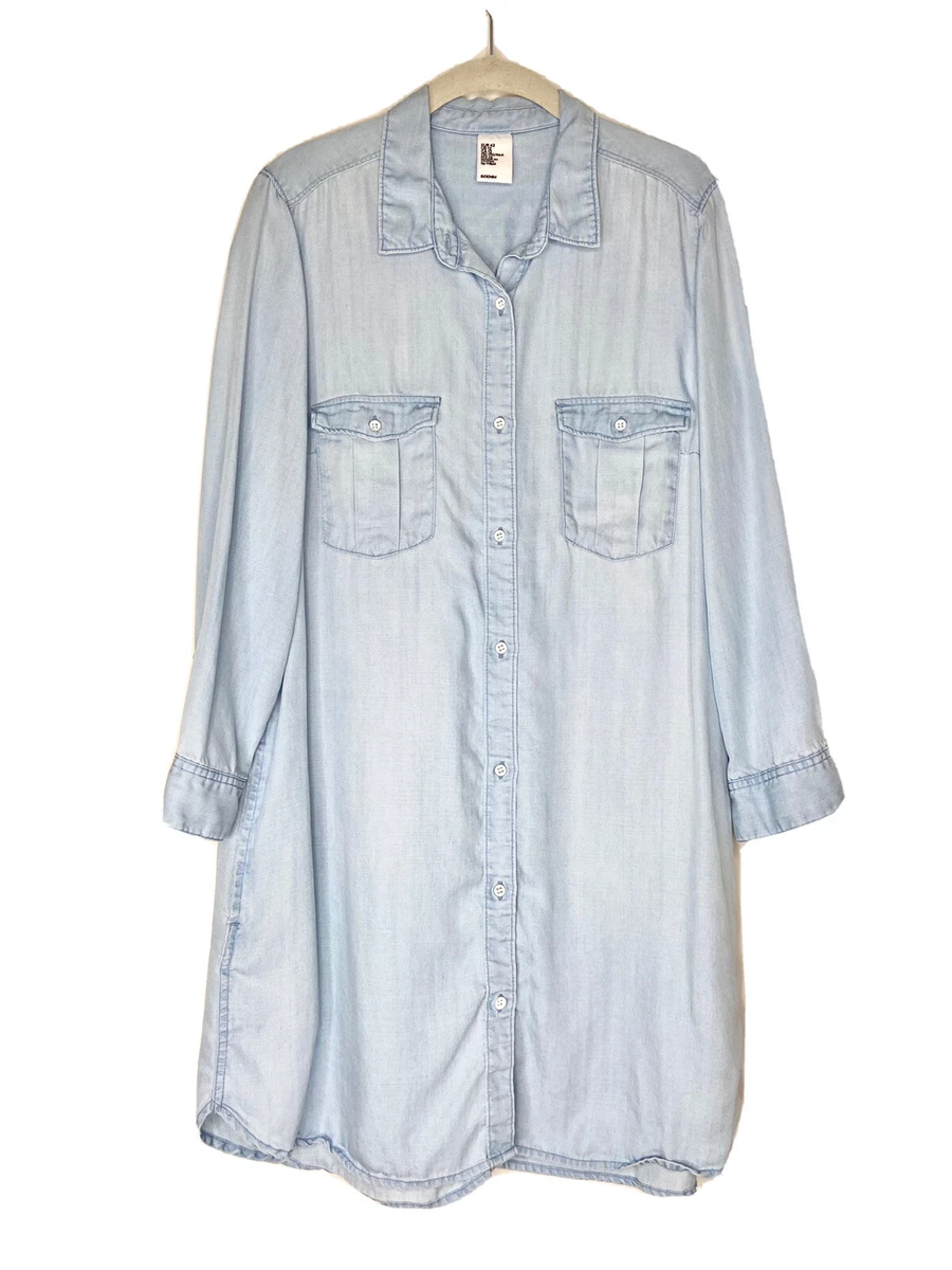 H&m chambray deals dress