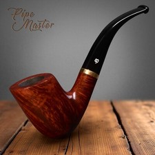 Mr. Brog HAND MADE WOODEN TOBACCO SMOKING PIPE 90 Steward  Red  BRIAR + BOX