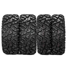 Set 4 25x8-12 25x10-12 ATV UTV Tires 6Ply 25x8x12 25x10x12 Mud All Terrain