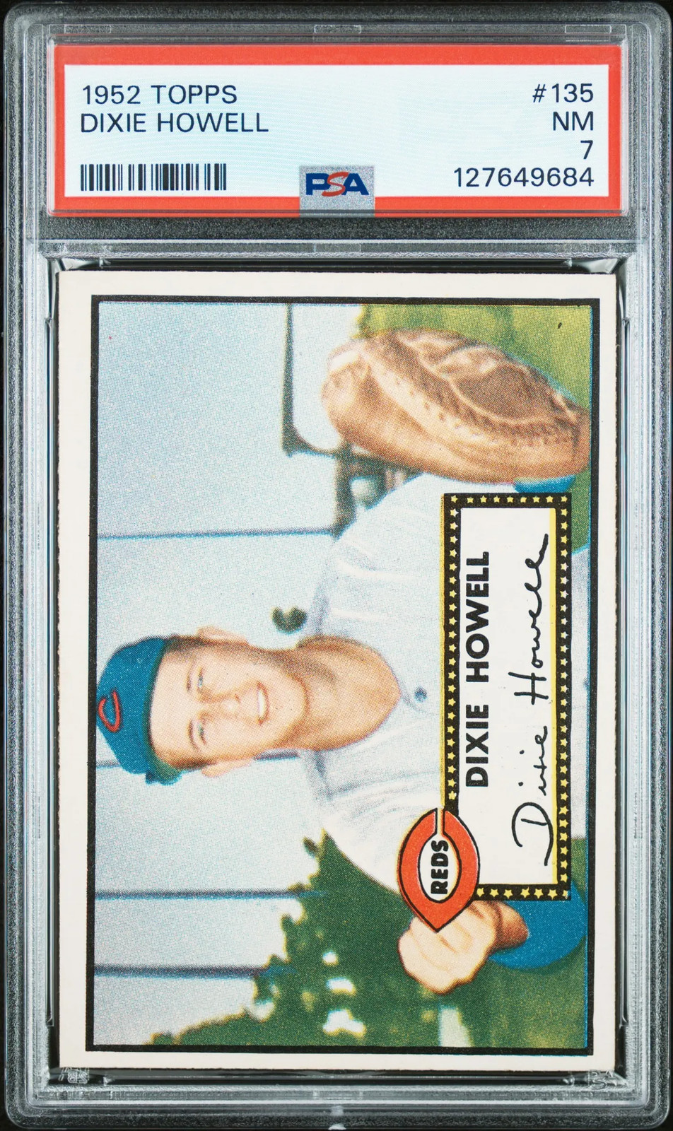 1952 Topps #135 Dixie Howell PSA 7 Near Mint!!