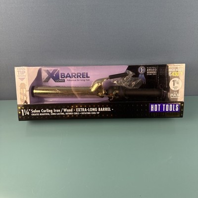 Hot Tools HT1110XL Professional 24K Gold Curling Iron Multi Heat XL wand 1 1/4''