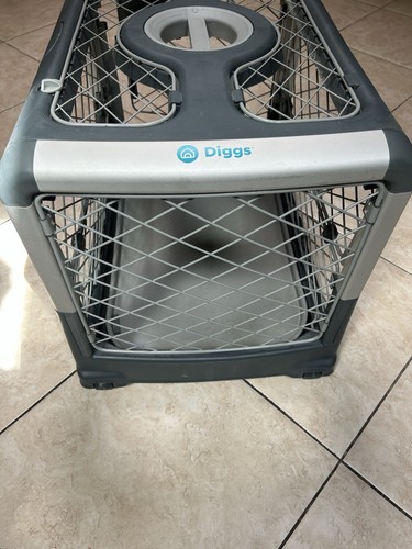 Diggs Grey Medium Revol faltbare Hundekiste GEBRAUCHT KOSTENLOSER VERSAND!! - Bild 7 von 11