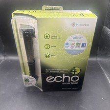 Livescribe Echo Smartpen 4GB Digital Voice Recorder USB Pen Black
