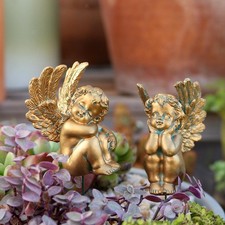 Fairy Garden Decor Rustic Resin Ornament Yard Sign for Backyard Office Home