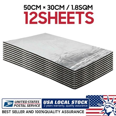 Fit For Workshop walls and ceilings Sound Deadening Heat Insulation Mat 19sqft