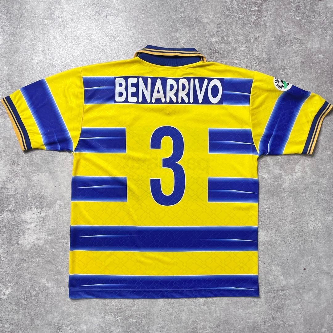 Antonio Benarrivo #3 Parma 98-99 Home Jersey Lotto XL(US L) Match
