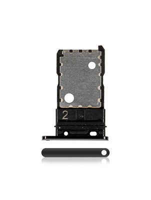 Sim Card Tray For Google Pixel 3 (Genuine OEM) (Just Black)