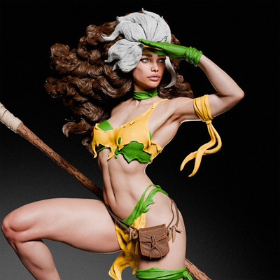 1:12 Savage Land Survivor | 3D Printed Resin Garage Kit Figure | CA 3D Studios