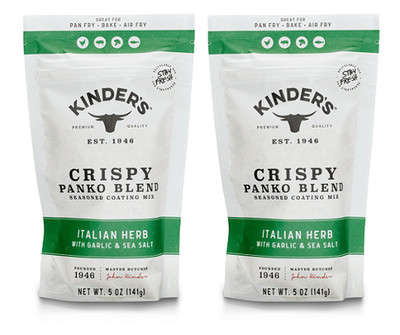 Kinder's Crispy Panko Blend Italian Herb 2 Pack