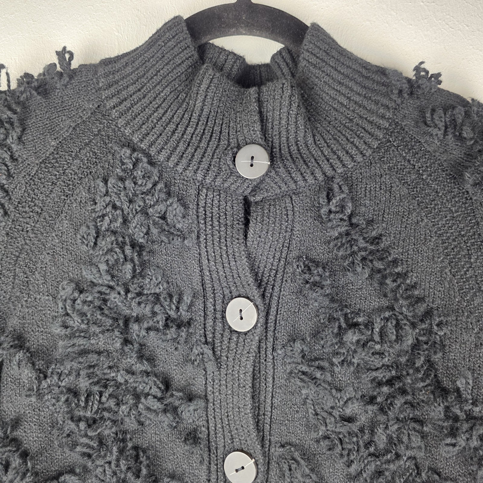 Pure Jill Elements Loop Yarn Knit Button Cardigan… - image 2
