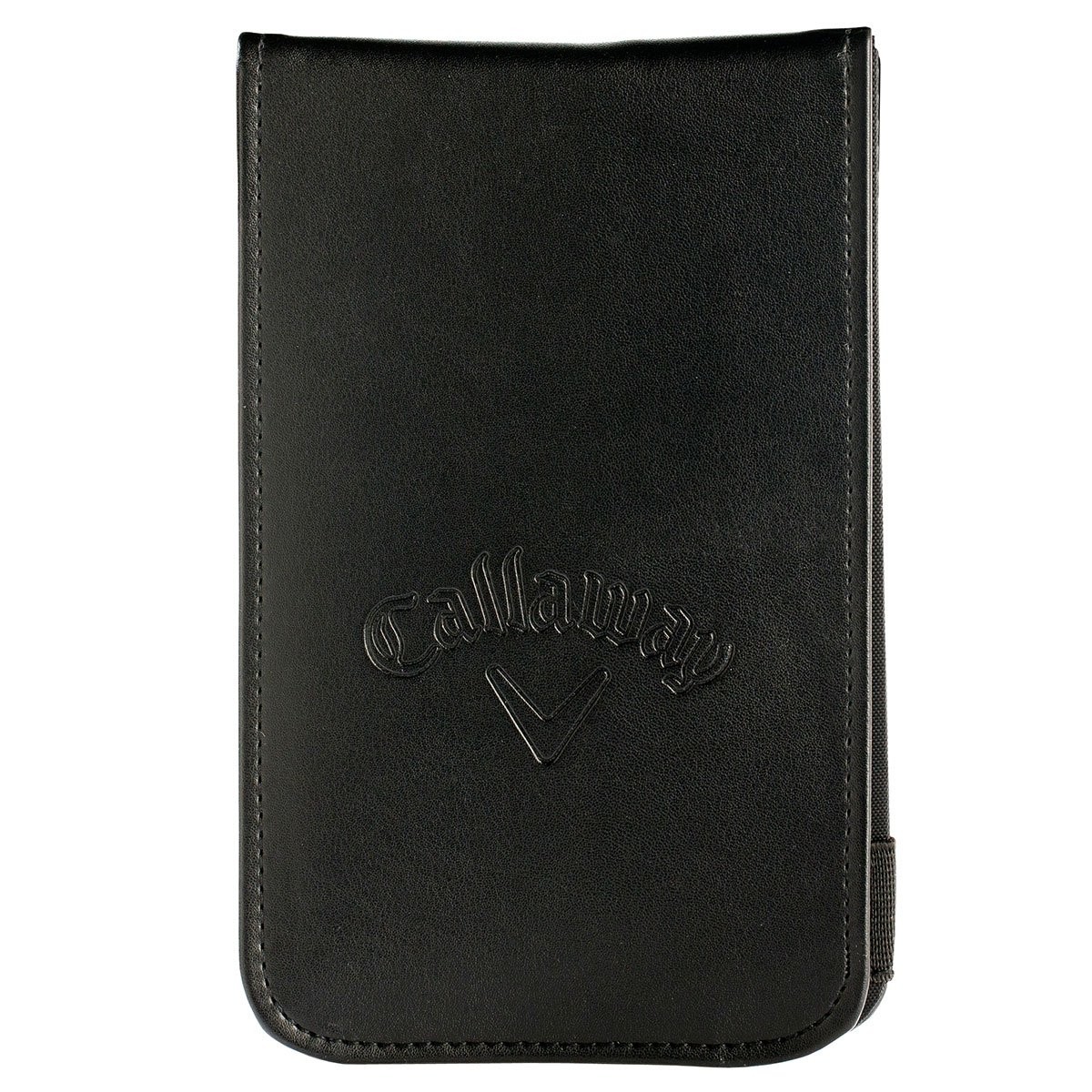 Leather Scorecard Holder , Black, 7" X 4.25"