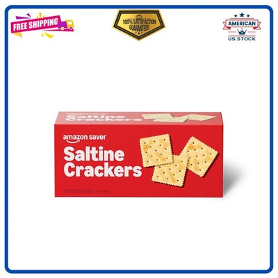 Saltine Crackers 16 oz Box Premium Crisp Salted Crackers