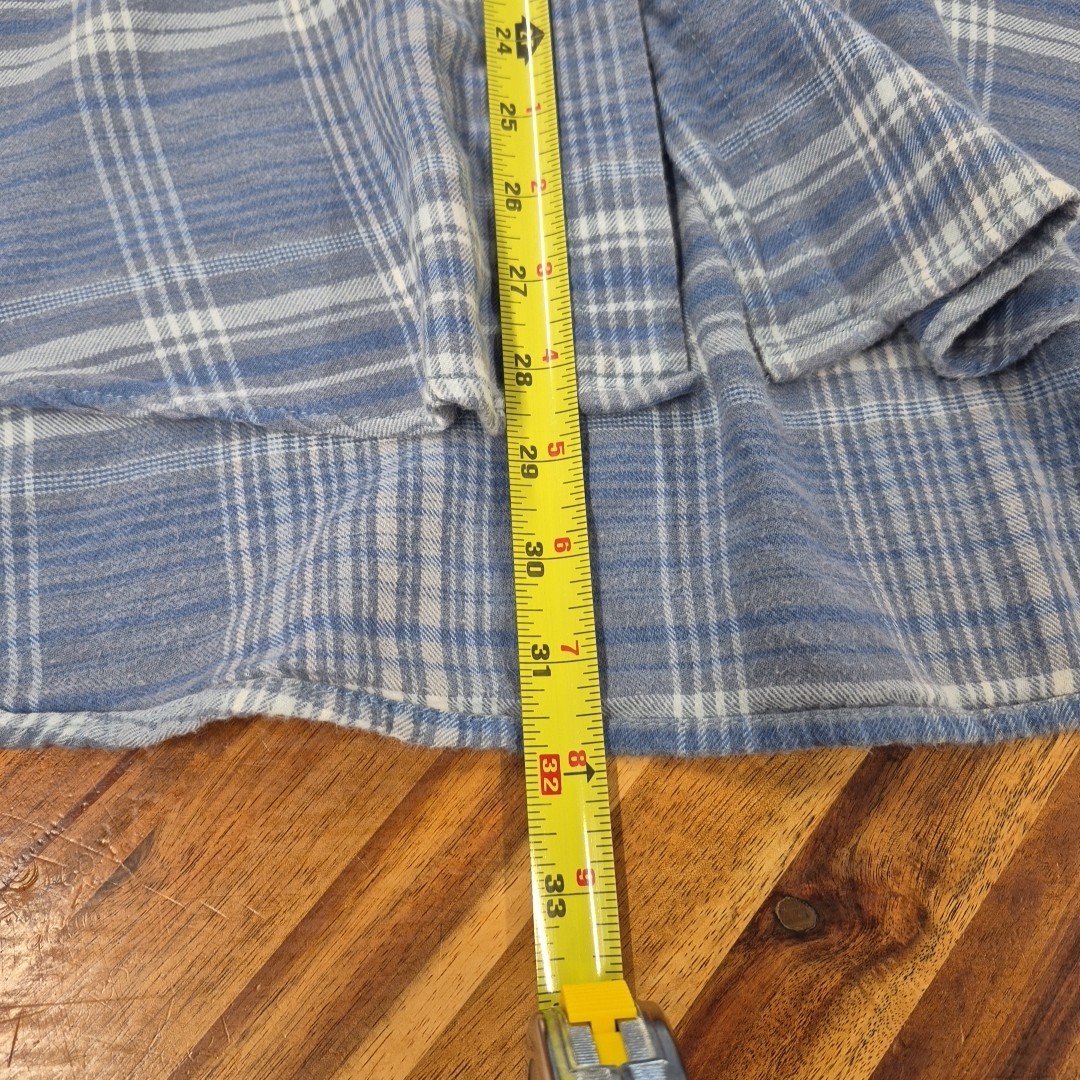 American Eagle Oversized Button Down Collard Flan… - image 12