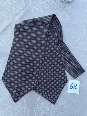 Krawattenschal, Seide, 2 Enden, ascot tie, blau, Nr. 68