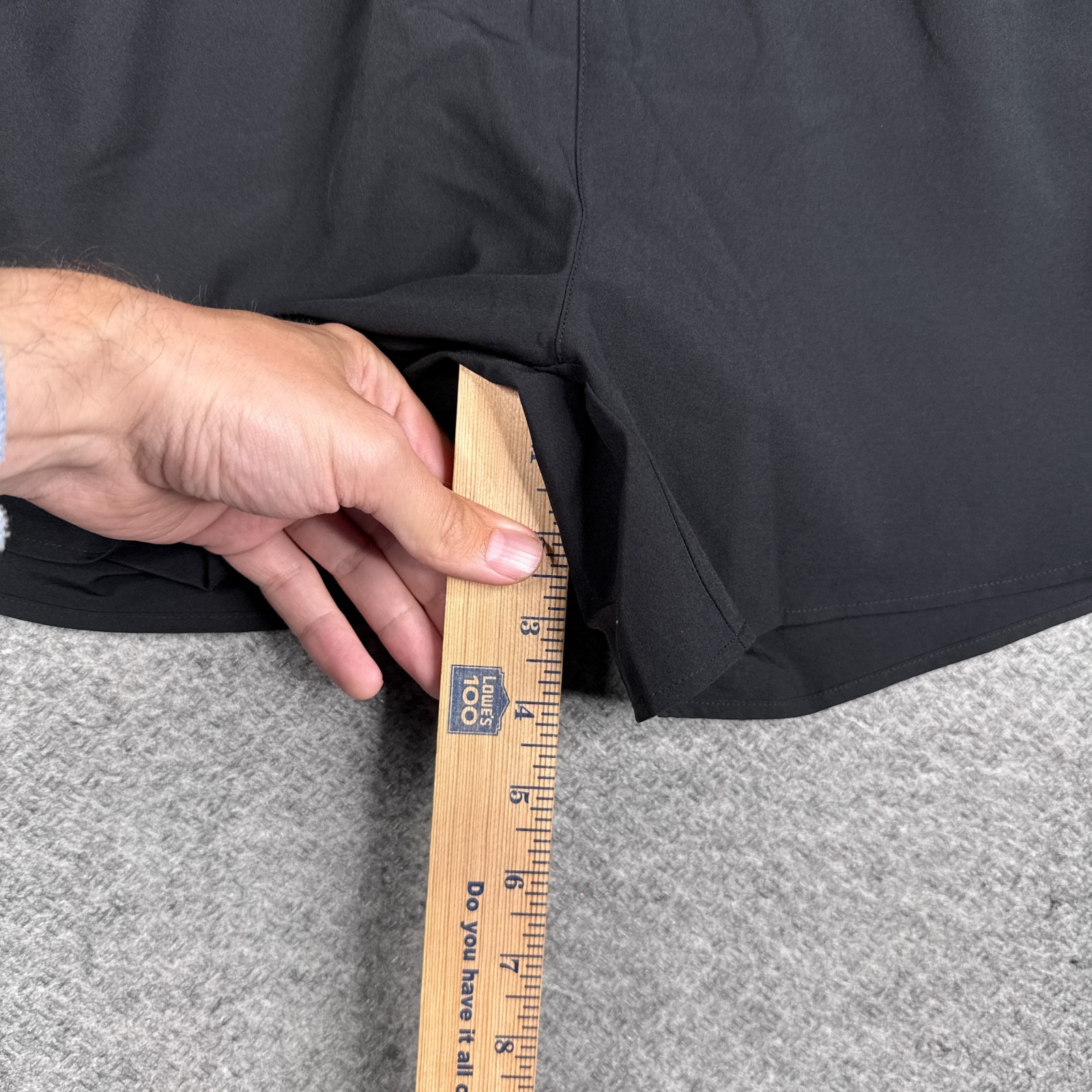 Whoop Any-Wear Performance Shorts Mens Large Black 4.0 Pocket Lined 4"