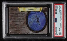 2001 Harry Potter TCG Foil Premium Unicorn #20 PSA 8