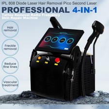 Multifunctional 4-in-1 IPL RF Diode Hair Removal Pico Tattoo Laser Beauty Device
