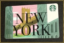 🇺🇸 USA 🇺🇸 STARBUCKS NEW YORK ( #6310) “ I “ MARKER GIFT CARD —— NEW