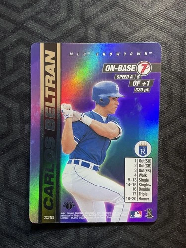 MLB Showdown 2000 Carlos Beltran RARE 1st Edition Royals Foil Card #203