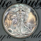 * 1934-P * SOLID+ GEM BU MS WALKING LIBERTY HALF-DOLLAR * FROM COLLECTION