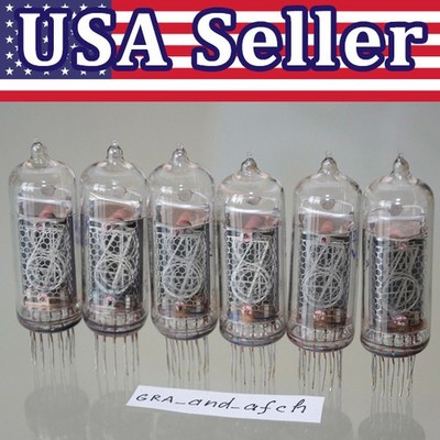 IN-14 Nixie Tubes UNUSED TESTED Desoldered[6 PCS. SET]FAST DELIVERY - USA Seller