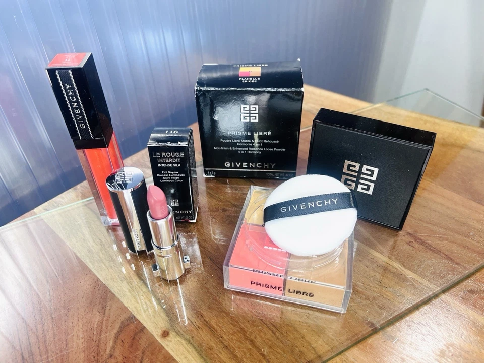 Givenchy Prisme Libre Loose Powder #6 Flanelle Original + Mini Lipstick + Gloss - Image 3 of 3