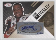 2011 SAGE Gold Auto 84/200 Nick Fairley #A-9 Auto 0v1