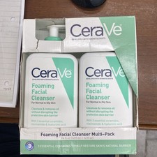 CeraVe Foaming Facial Cleanser, Normal to Oily Skin, 12 fl. oz., 2 pk.