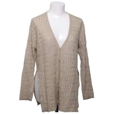 Zara Knit, Strickjacke, Damen, Größe: M, Beige, Musterstrick #10c