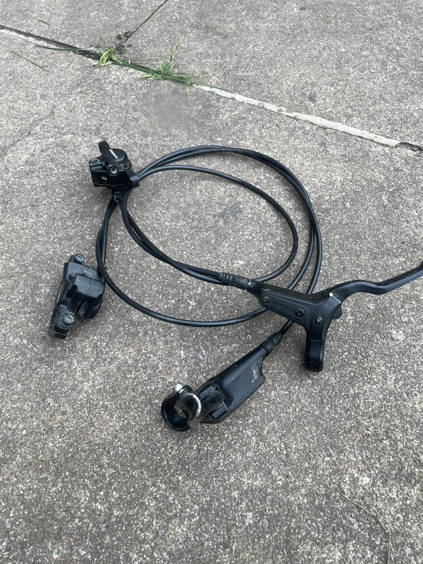 Tektro Mtb Brakes Front And Rear 2 Piston Good Condition Disc