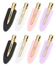 8 Pcs No Crease Hair Clips for Makeup and Styling for Women and Girls Creasele