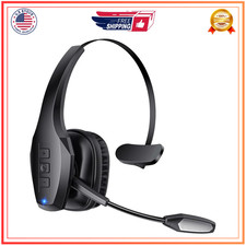 Trucker Bluetooth Headset with Mic Noise Cancelling 55Hrs